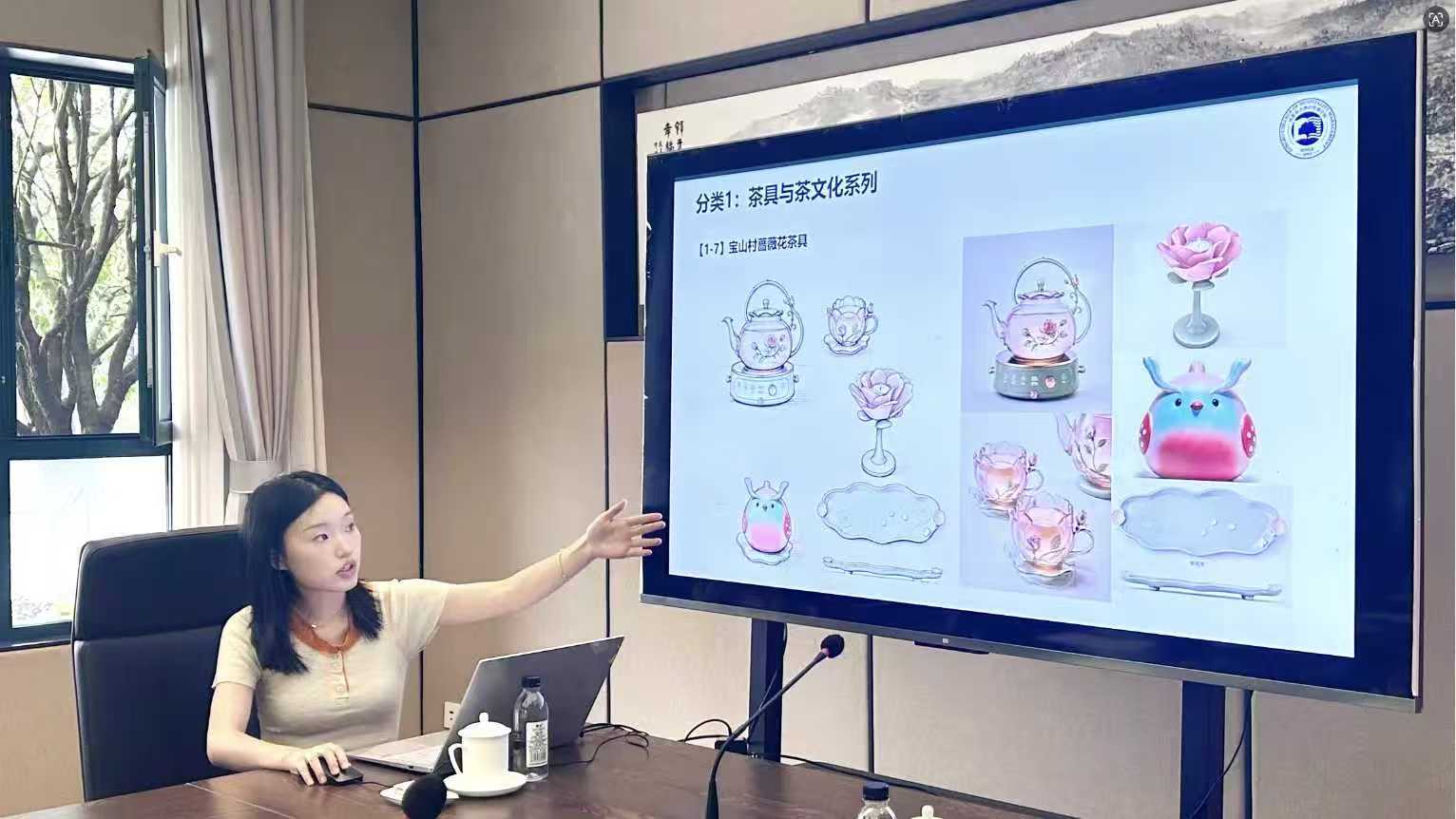 深耕产教融合，文创赋能乡村振兴｜设计艺术学院赴宝山村庄发展学院开展校企交流洽谈 (3)